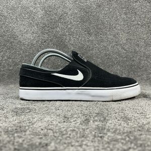 Nike SB Zoom Stefan Janoski 833564-001 Men's Size 9.5 Black Slip On Skate Shoes